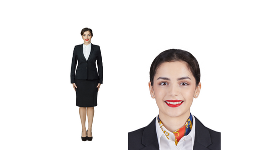 Fotografiile pentru interviul de stewardesă